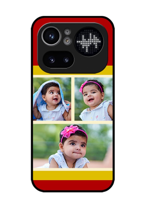 Nothing Phone 4A Pro 5G Custom Glass Phone Case - Multiple Pic Upload Design