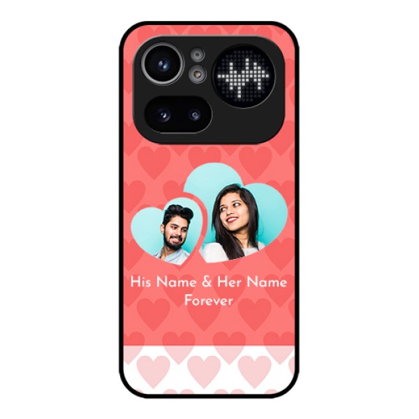 Nothing Phone 4A Pro 5G Custom Glass Phone Case - Couple Pic Upload Design Nothing Phone 4A Pro 5G Custom Glass Phone Case - Couple Pic Upload Design