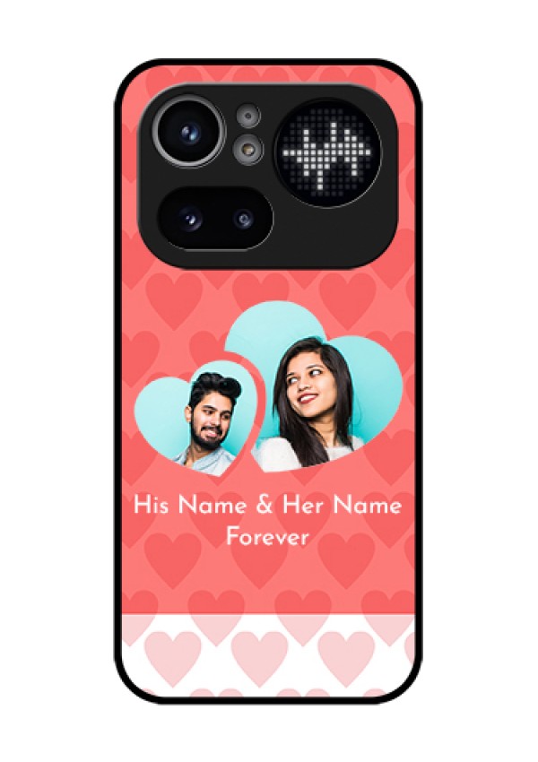 Nothing Phone 4A Pro 5G Custom Glass Phone Case - Couple Pic Upload Design
