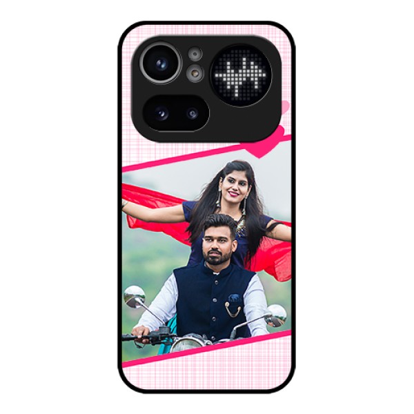 Nothing Phone 4A Pro 5G Custom Glass Phone Case - Love Shape Heart Design Nothing Phone 4A Pro 5G Custom Glass Phone Case - Love Shape Heart Design