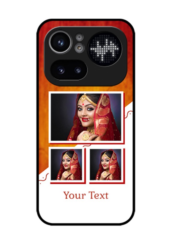 Nothing Phone 4A Pro 5G Custom Glass Phone Case - Wedding Memories Design