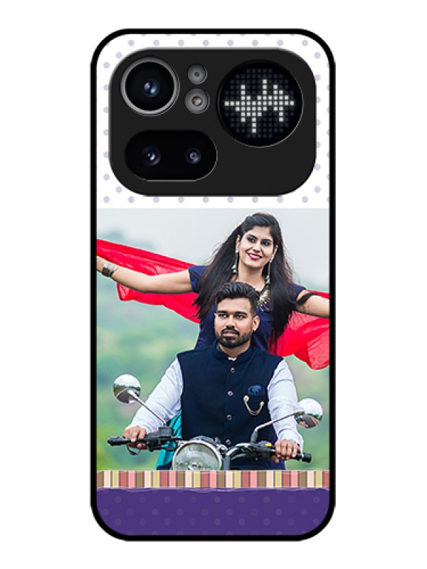 Custom Nothing Phone 4A Pro 5G Custom Glass Phone Case - Cute Family Design