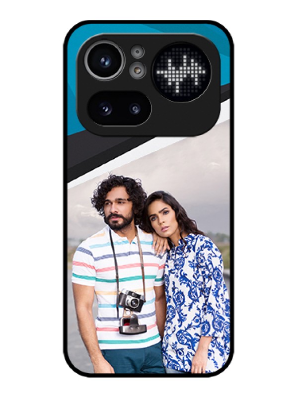 Custom Nothing Phone 4A Pro 5G Custom Glass Phone Case - Simple Pattern Photo Upload Design