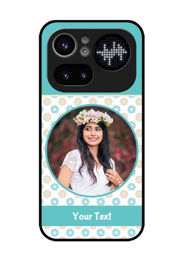 Nothing Phone 4A Pro 5G Custom Glass Phone Case - Beautiful Flowers Design