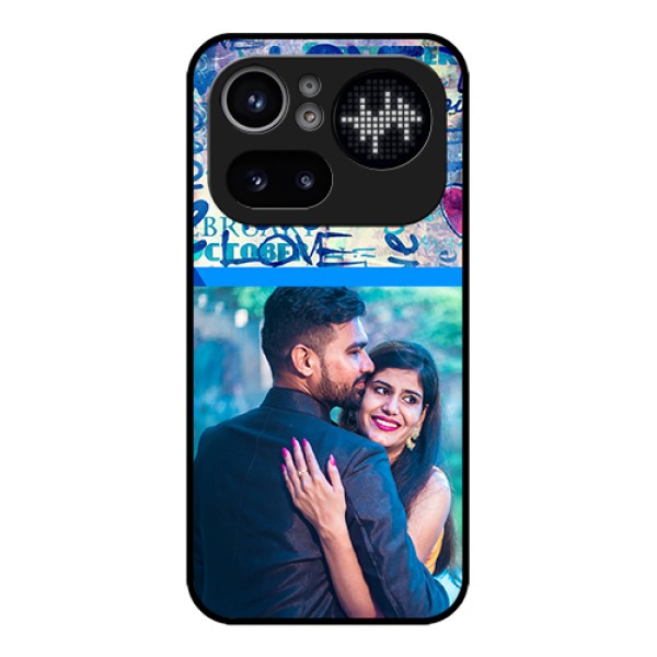 Nothing Phone 4A Pro 5G Custom Glass Phone Case - Colorful Love Design