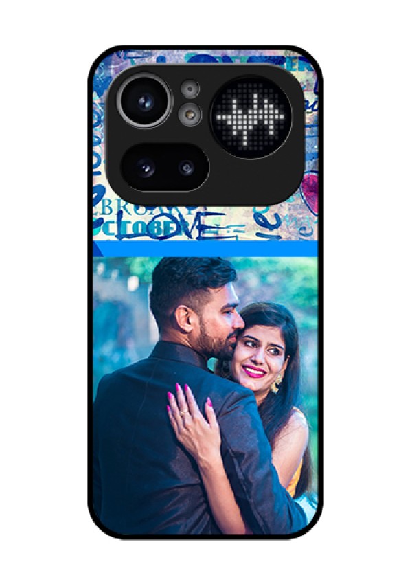Nothing Phone 4A Pro 5G Custom Glass Phone Case - Colorful Love Design