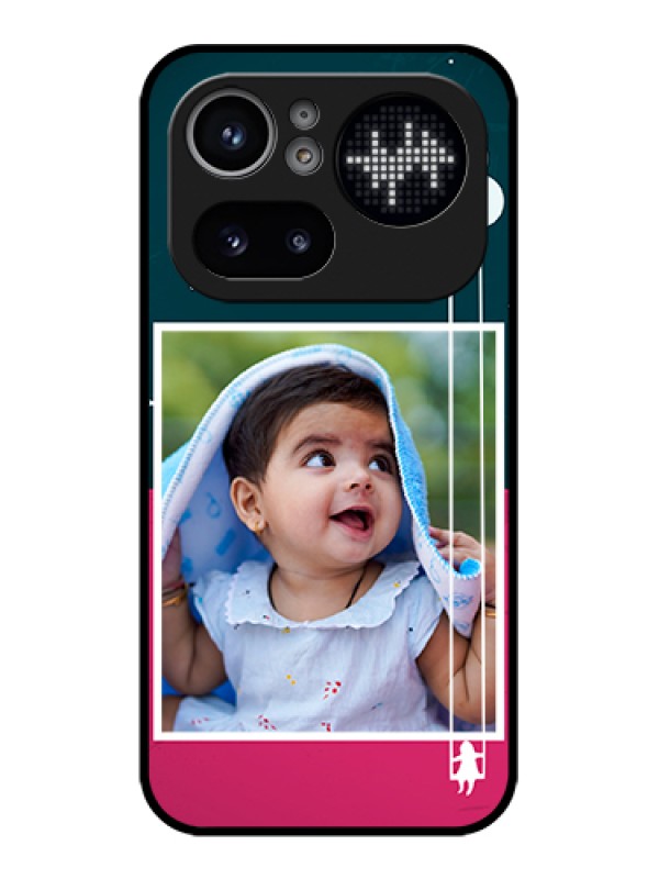 Custom Nothing Phone 4A Pro 5G Custom Glass Phone Case - Cute Girl With Cloud Design