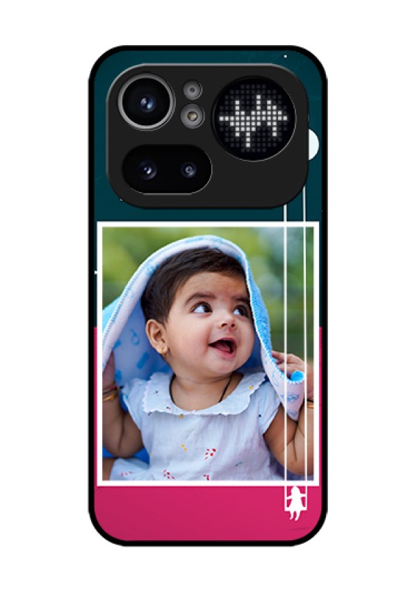Nothing Phone 4A Pro 5G Custom Glass Phone Case - Cute Girl With Cloud Design