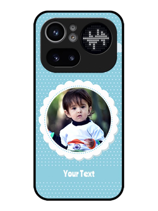 Custom Nothing Phone 4A Pro 5G Custom Glass Phone Case - Violet Pattern Design
