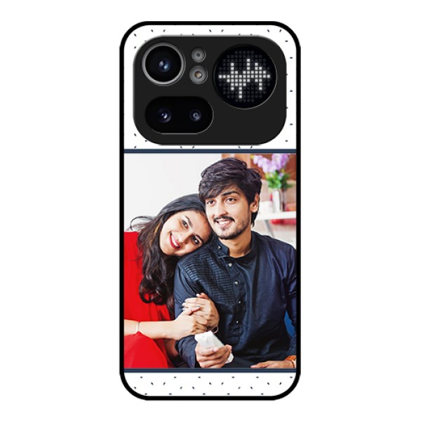 Nothing Phone 4A Pro 5G Custom Glass Phone Case - Premium Dot Design