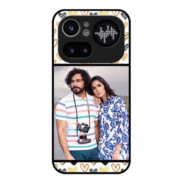 Nothing Phone 4A Pro 5G Custom Glass Phone Case - Love Symbol Design