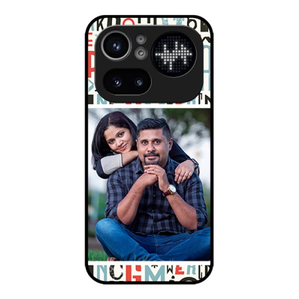 Nothing Phone 4A Pro 5G Custom Glass Phone Case - Alphabet Design