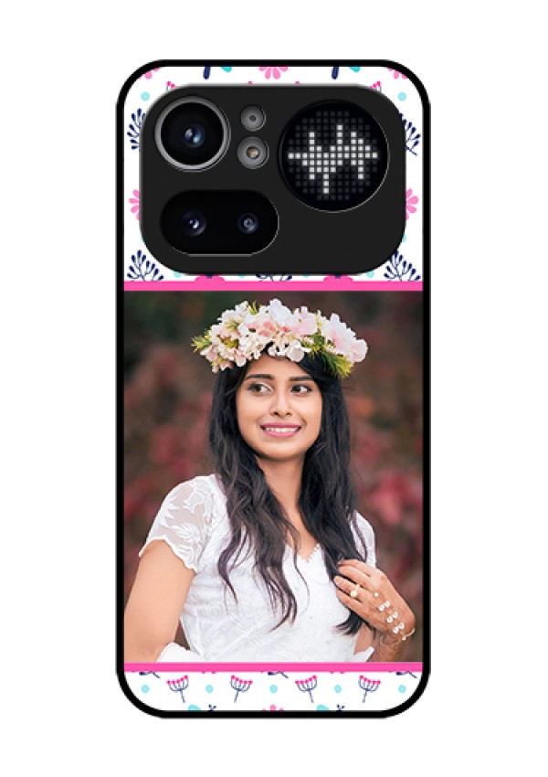 Nothing Phone 4A Pro 5G Custom Glass Phone Case - Colorful Flower Design