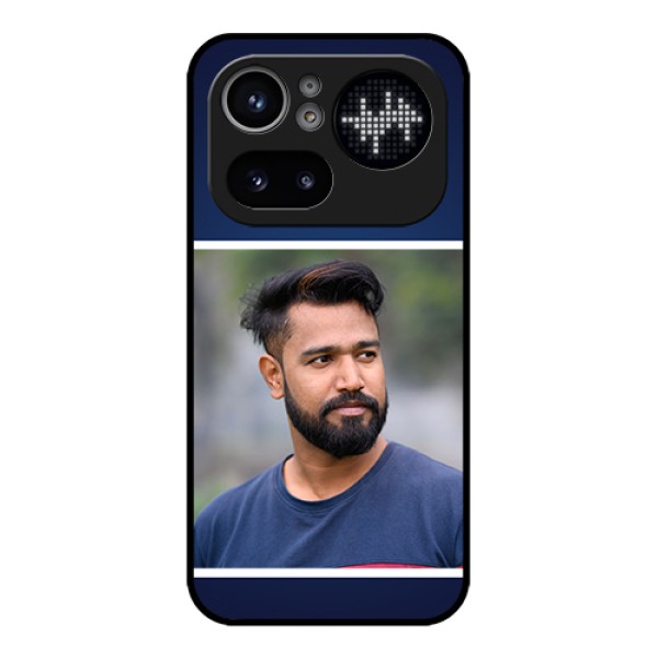 Nothing Phone 4A Pro 5G Custom Glass Phone Case - Simple Royal Blue Design Nothing Phone 4A Pro 5G Custom Glass Phone Case - Simple Royal Blue Design