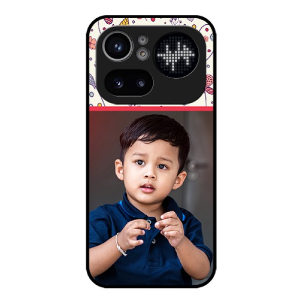 Nothing Phone 4A Pro 5G Custom Glass Phone Case - Premium Floral Design