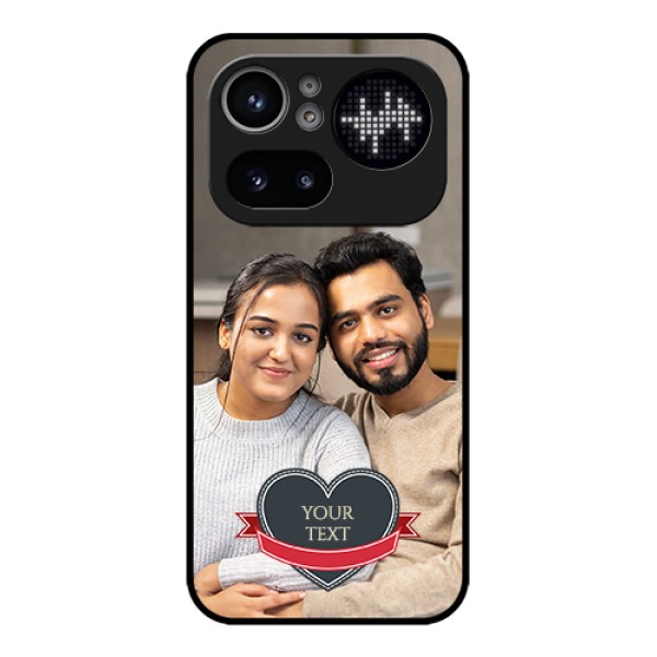 Nothing Phone 4A Pro 5G Custom Glass Phone Case - Just Married Couple Design