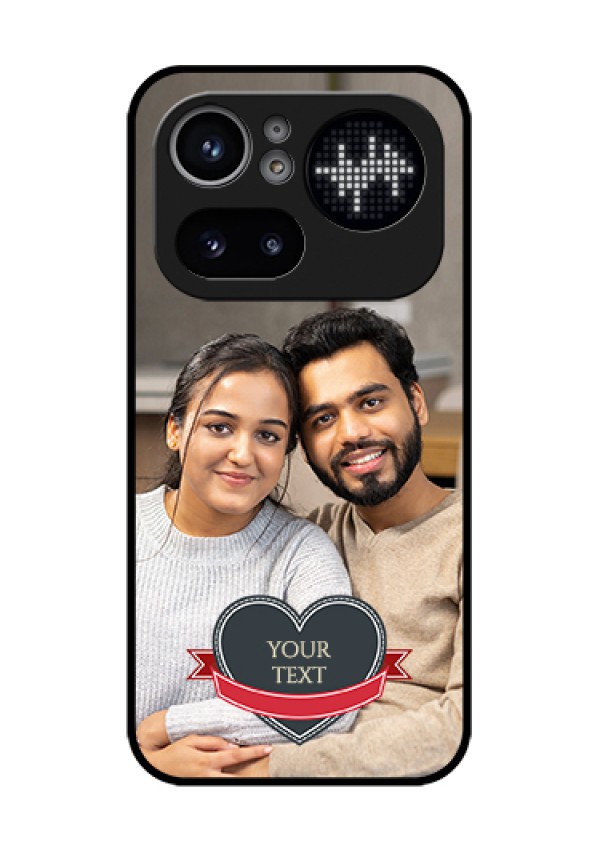 Nothing Phone 4A Pro 5G Custom Glass Phone Case - Just Married Couple Design