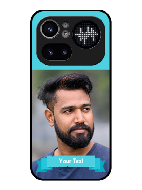 Custom Nothing Phone 4A Pro 5G Custom Glass Phone Case - Blue Color Design