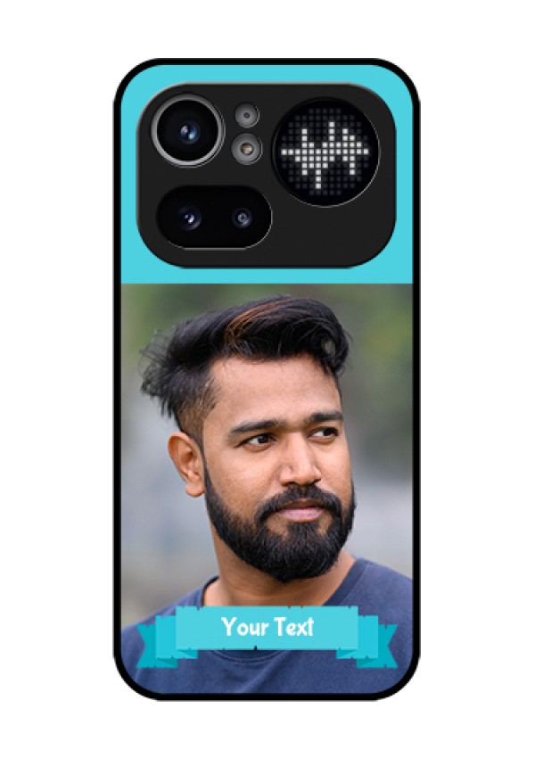 Nothing Phone 4A Pro 5G Custom Glass Phone Case - Blue Color Design