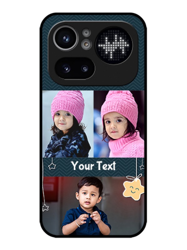 Custom Nothing Phone 4A Pro 5G Custom Glass Phone Case - Hanging Stars Design