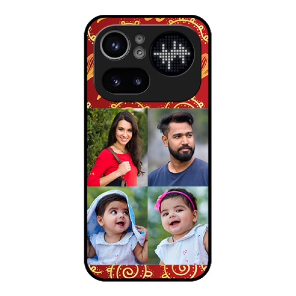 Nothing Phone 4A Pro 5G Custom Glass Phone Case - 4 Image Traditional Design