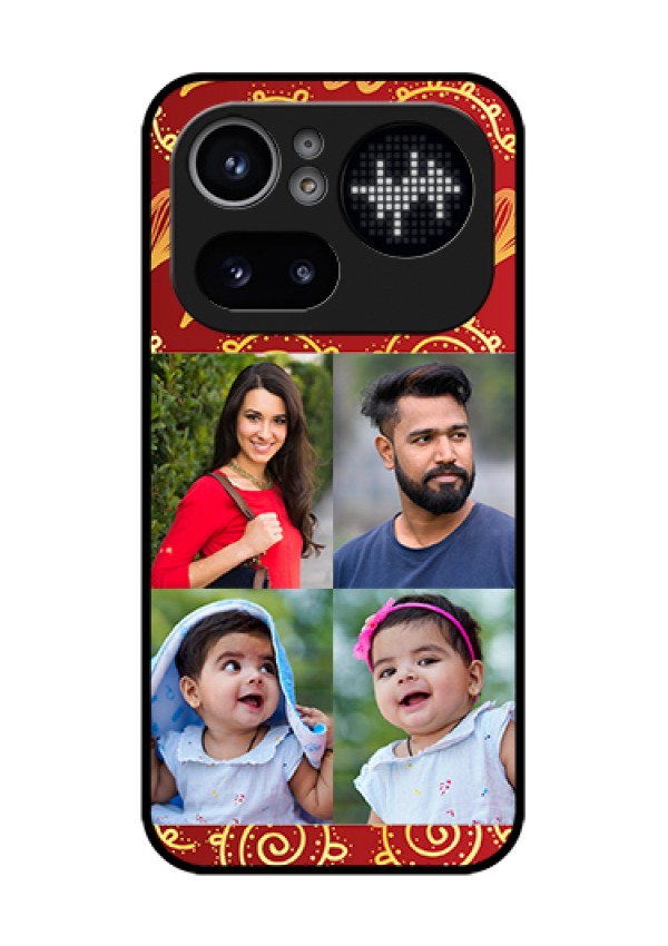 Nothing Phone 4A Pro 5G Custom Glass Phone Case - 4 Image Traditional Design