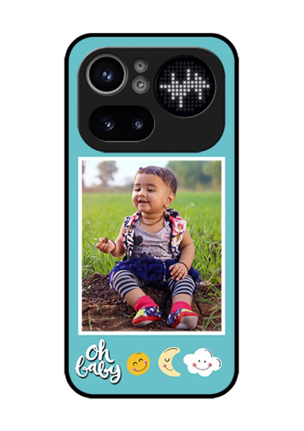 Nothing Phone 4A Pro 5G Custom Glass Phone Case - Smiley Kids Stars Design