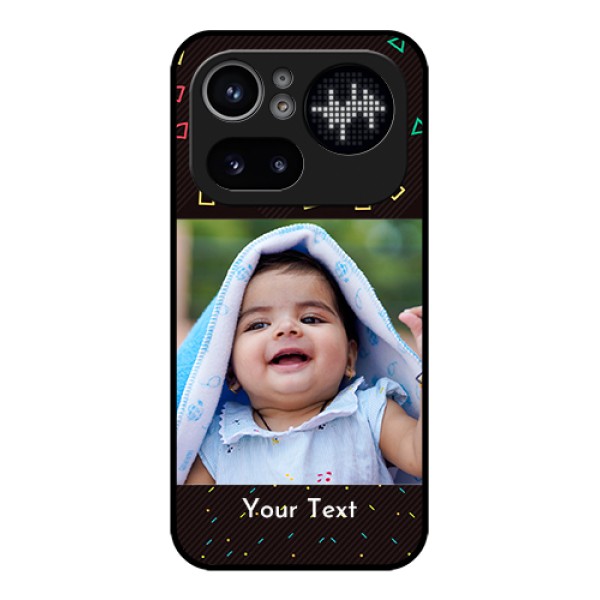 Nothing Phone 4A Pro 5G Custom Glass Phone Case - With Confetti Birthday Design Nothing Phone 4A Pro 5G Custom Glass Phone Case - With Confetti Birthday Design