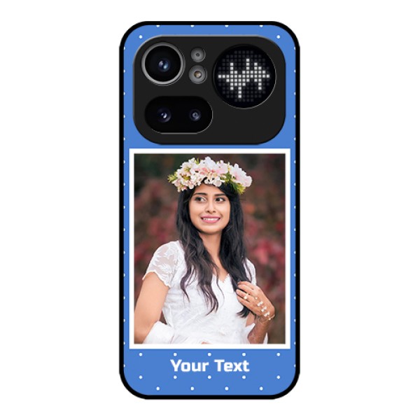 Nothing Phone 4A Pro 5G Custom Glass Phone Case - Polka Dots Design
