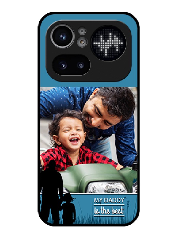 Custom Nothing Phone 4A Pro 5G Custom Glass Phone Case - Best Dad Design