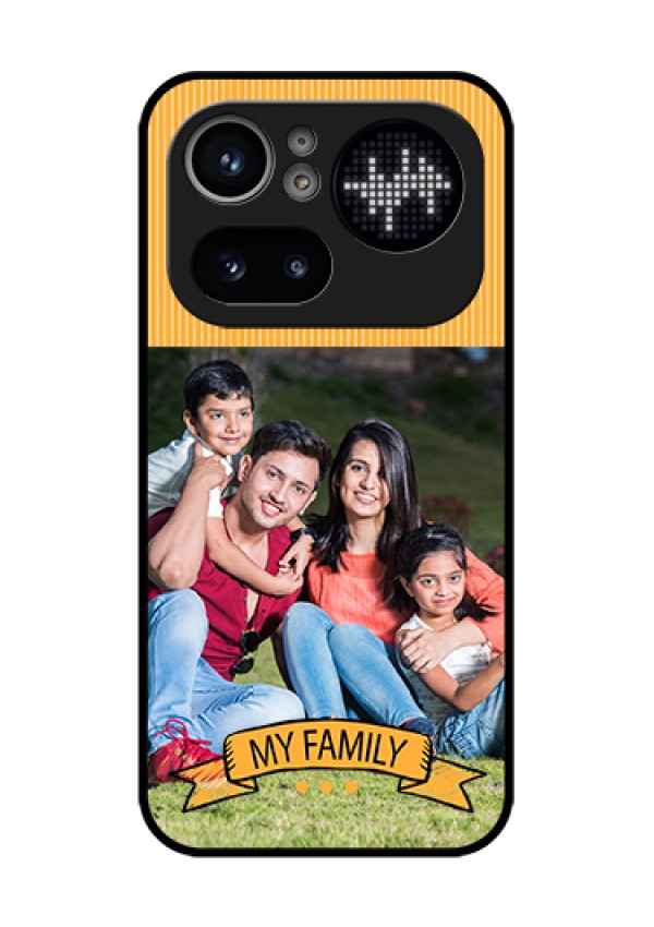 Nothing Phone 4A Pro 5G Custom Glass Phone Case - My Family Design