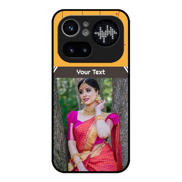 Nothing Phone 4A Pro 5G Custom Glass Phone Case - With Family Picture And Icons Nothing Phone 4A Pro 5G Custom Glass Phone Case - With Family Picture And Icons