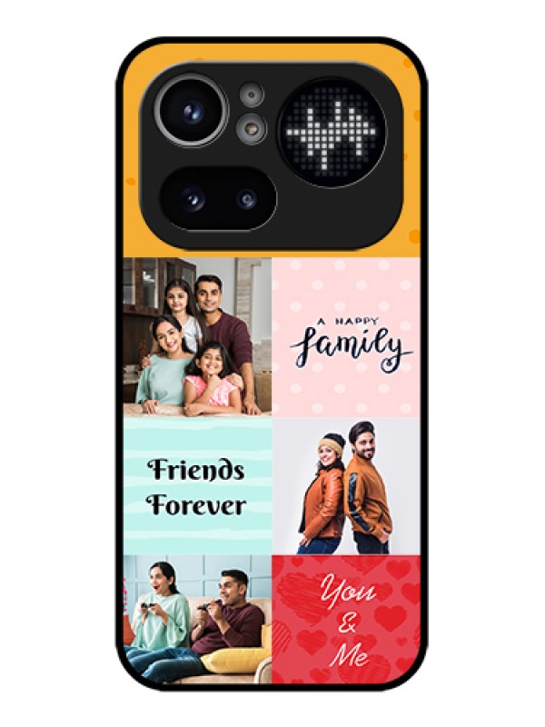 Custom Nothing Phone 4A Pro 5G Custom Glass Phone Case - Images With Quotes Design