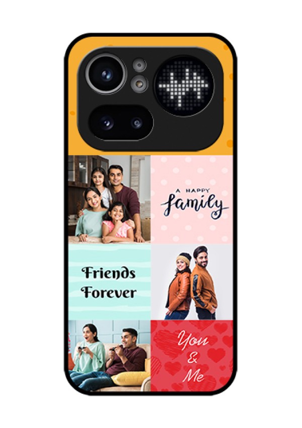 Nothing Phone 4A Pro 5G Custom Glass Phone Case - Images With Quotes Design