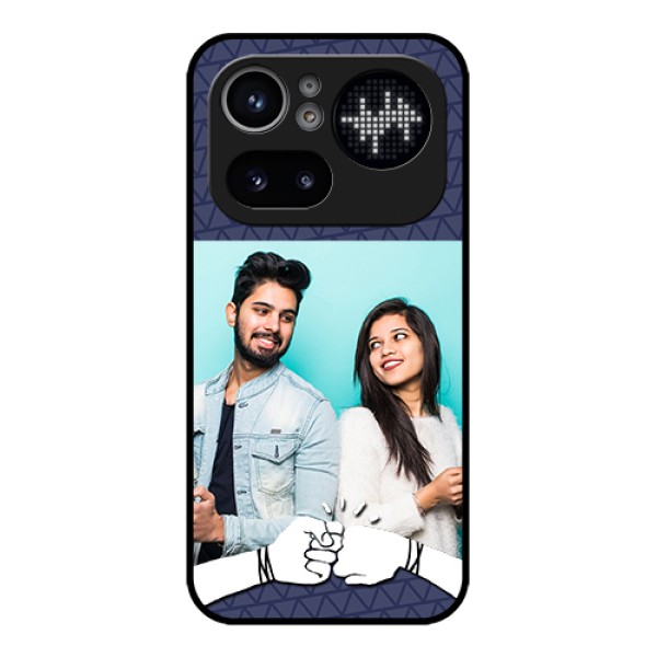 Nothing Phone 4A Pro 5G Custom Glass Phone Case - With Best Friends Design Nothing Phone 4A Pro 5G Custom Glass Phone Case - With Best Friends Design