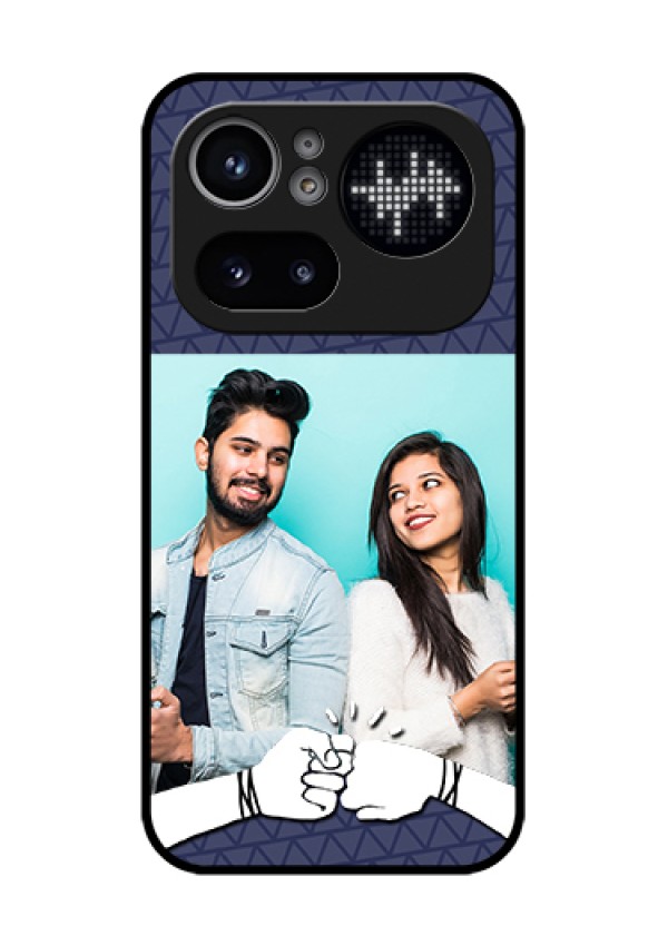 Nothing Phone 4A Pro 5G Custom Glass Phone Case - With Best Friends Design