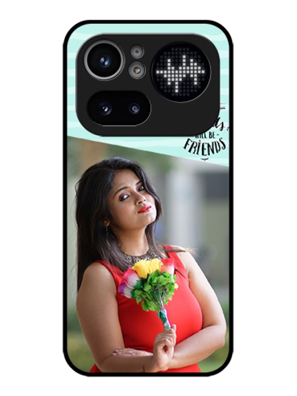 Custom Nothing Phone 4A Pro 5G Custom Glass Phone Case - Friends Picture Icon Design