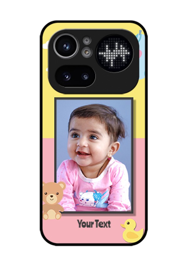 Nothing Phone 4A Pro 5G Custom Glass Phone Case - Kids 2 Color Design