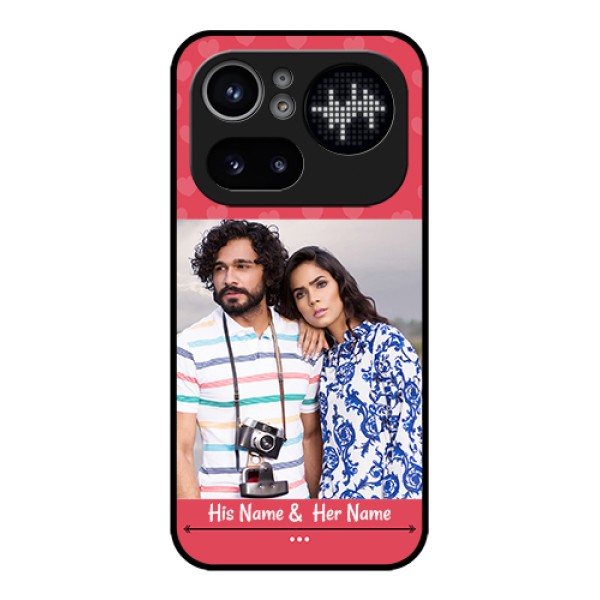 Nothing Phone 4A Pro 5G Custom Glass Phone Case - Simple Love Design