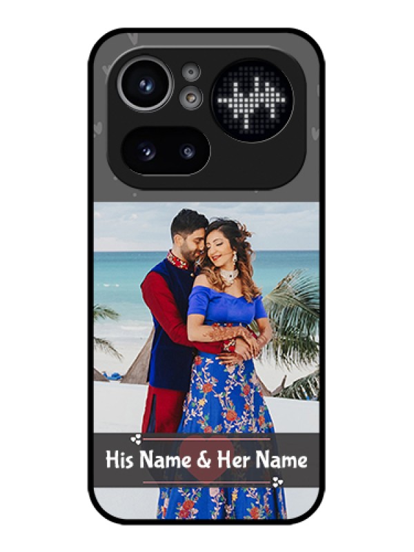 Custom Nothing Phone 4A Pro 5G Custom Glass Phone Case - Buy Love Design With Photo Online