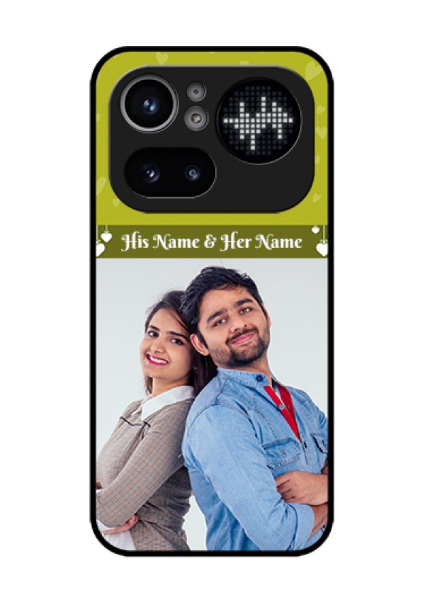 Nothing Phone 4A Pro 5G Custom Glass Phone Case - You & Me Heart Design