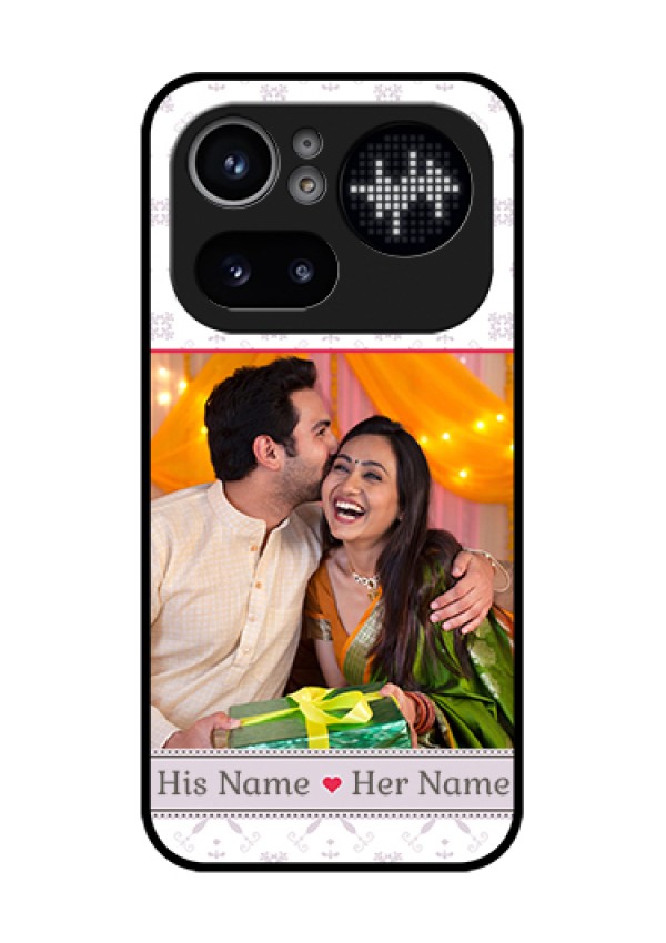 Nothing Phone 4A Pro 5G Custom Glass Phone Case - With Photo And Ethnic Design