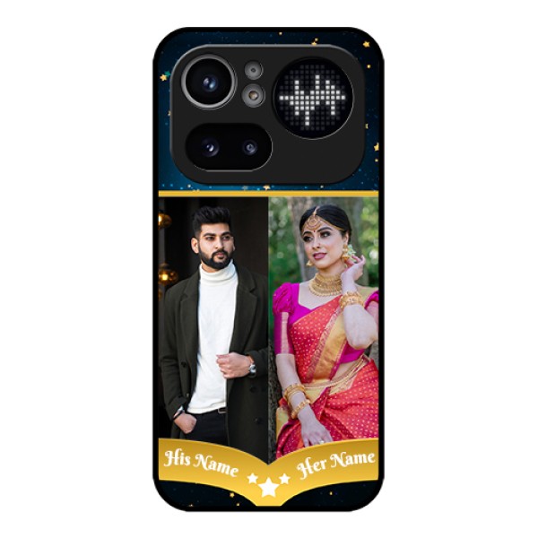 Nothing Phone 4A Pro 5G Custom Glass Phone Case - Galaxy Stars Backdrop Design Nothing Phone 4A Pro 5G Custom Glass Phone Case - Galaxy Stars Backdrop Design