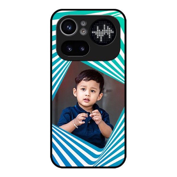 Nothing Phone 4A Pro 5G Custom Glass Phone Case - Abstract Spiral Design Nothing Phone 4A Pro 5G Custom Glass Phone Case - Abstract Spiral Design