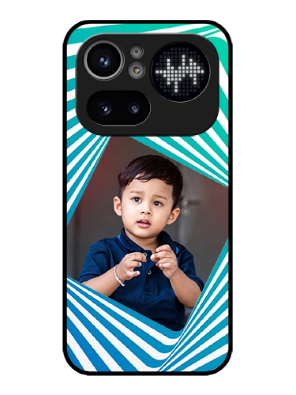 Custom Nothing Phone 4A Pro 5G Custom Glass Phone Case - Abstract Spiral Design