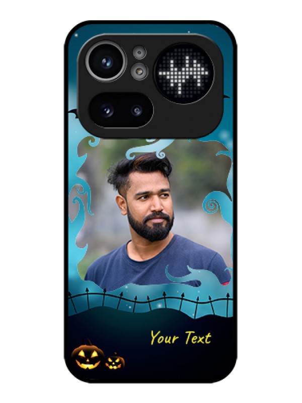 Custom Nothing Phone 4A Pro 5G Custom Glass Phone Case - Halloween Frame Design