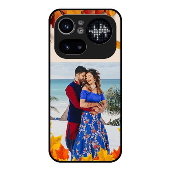 Nothing Phone 4A Pro 5G Custom Glass Phone Case - Autumn Maple Leaves Design Nothing Phone 4A Pro 5G Custom Glass Phone Case - Autumn Maple Leaves Design
