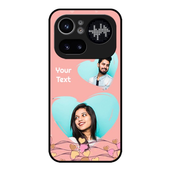 Nothing Phone 4A Pro 5G Custom Glass Phone Case - Love Doodle Design