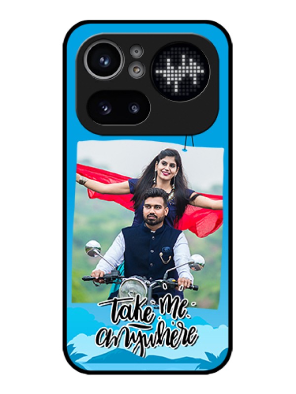 Custom Nothing Phone 4A Pro 5G Custom Glass Phone Case - Traveller Design