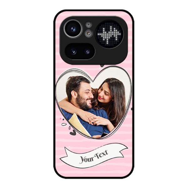 Nothing Phone 4A Pro 5G Custom Glass Phone Case - Vintage Heart Design